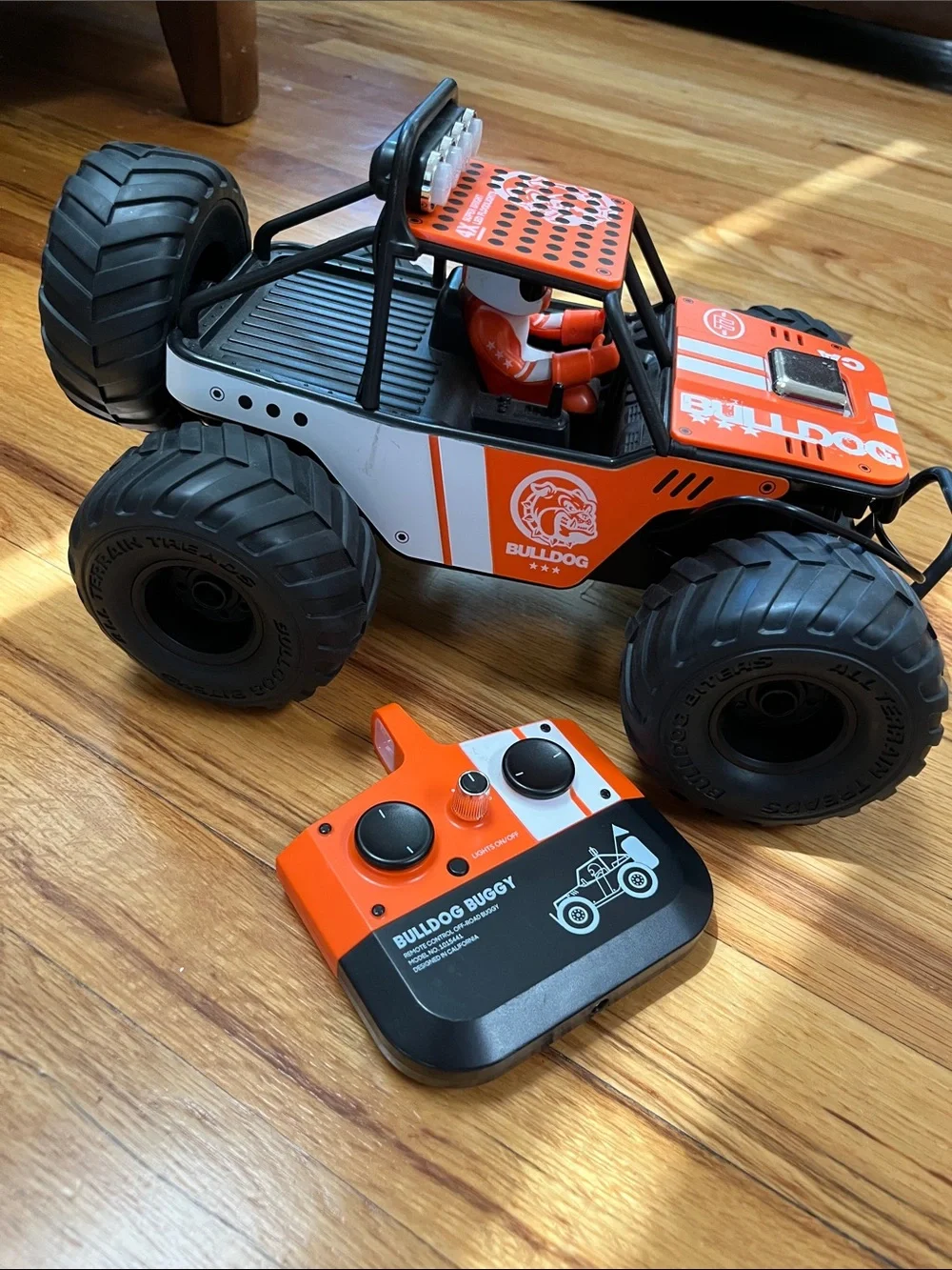Remote Control Off-Road Buggy — Orange and White